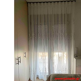 1192 Κουρτίνα με ραφή wave