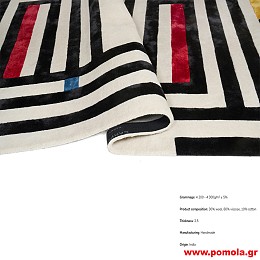 033 Χειροποίητο Χαλί Ινδίας 160χ230 κ 200χ300