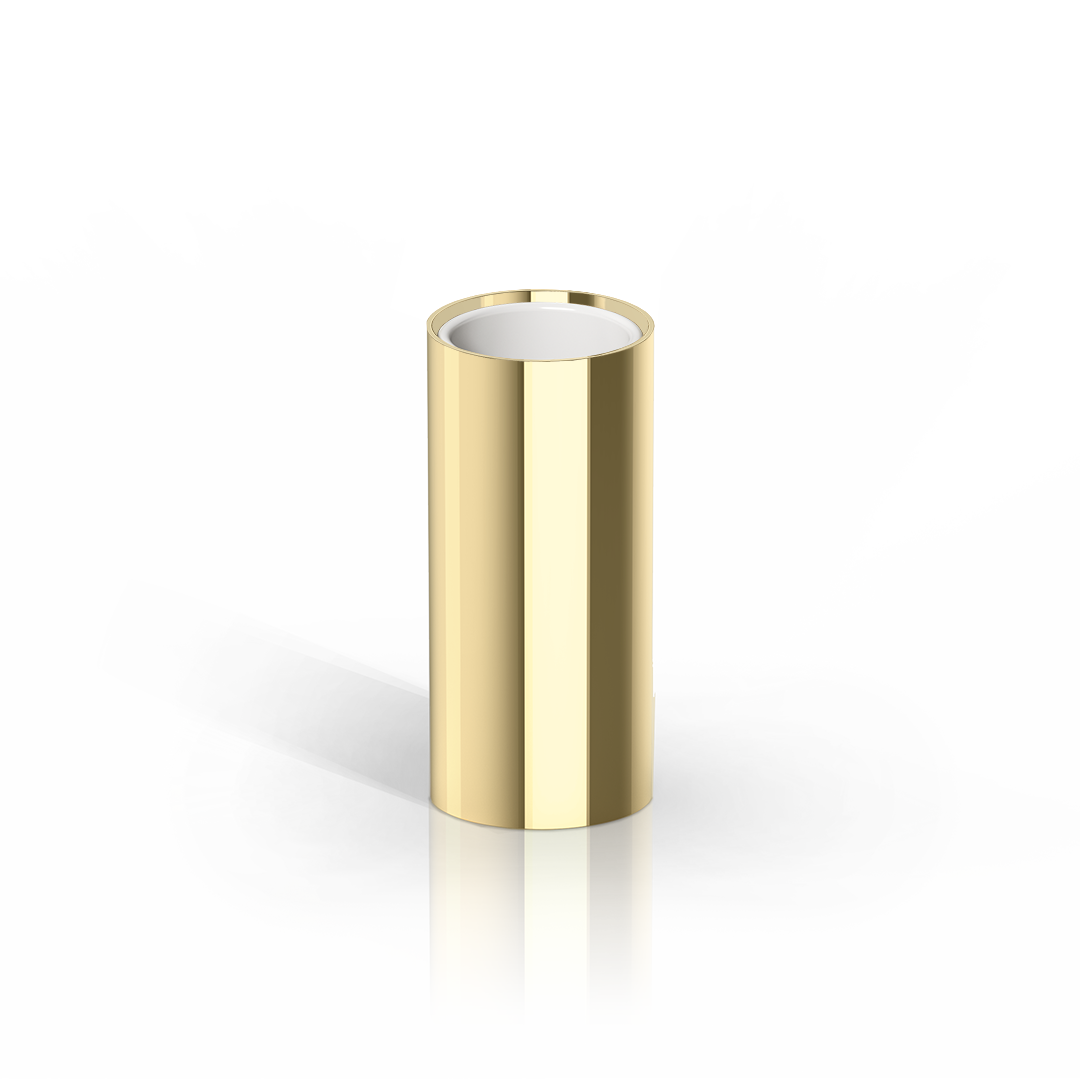 MK SMB  Tumbler - Gold 24 Carat / White