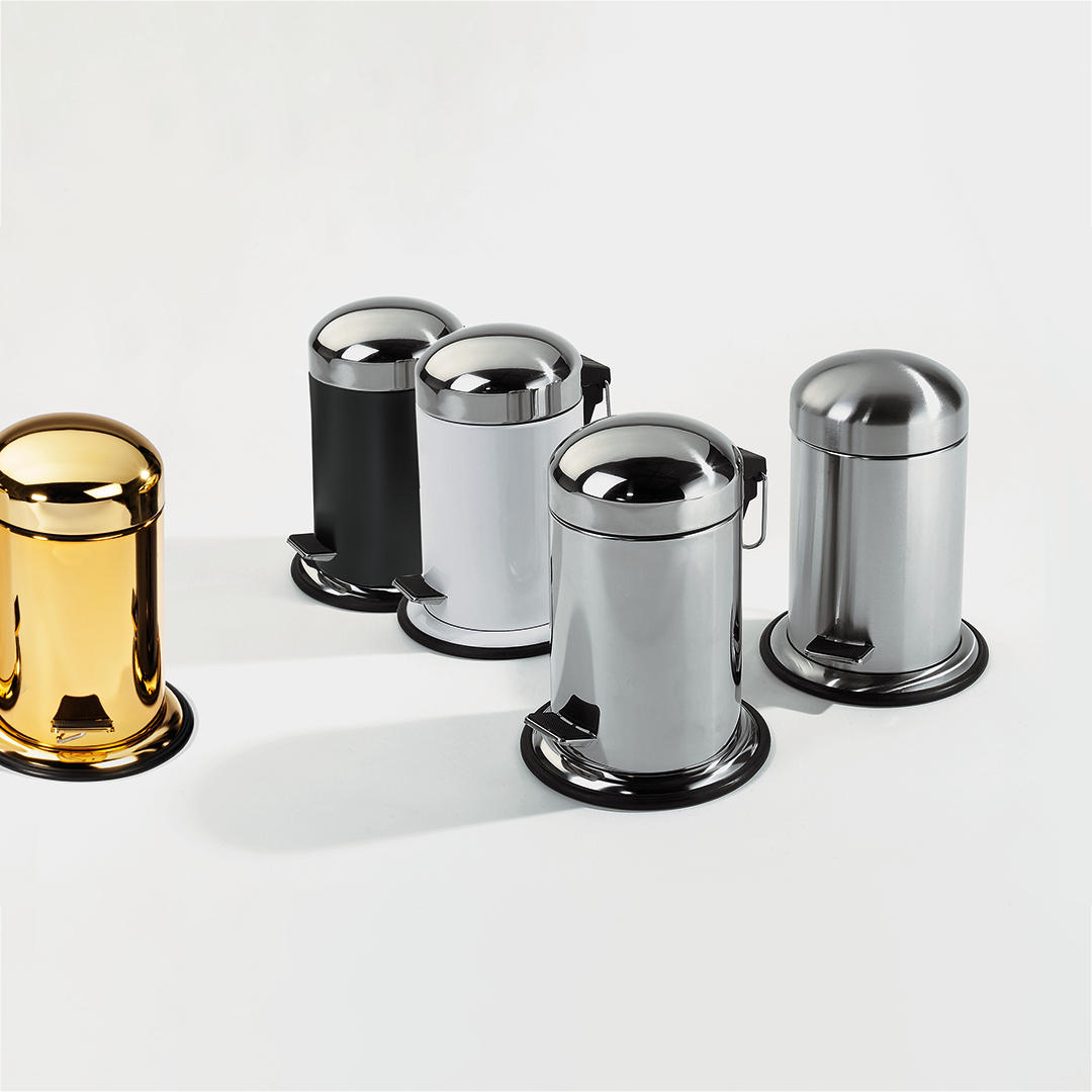 TE 30 Pedal bin - Stainless steel polished