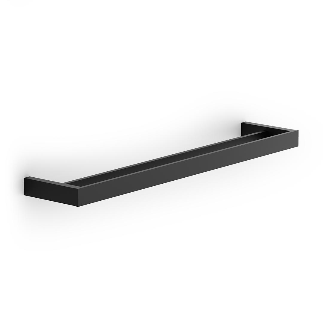 CONTRACT HTD60    Towel rail 60 cm double - Black matt