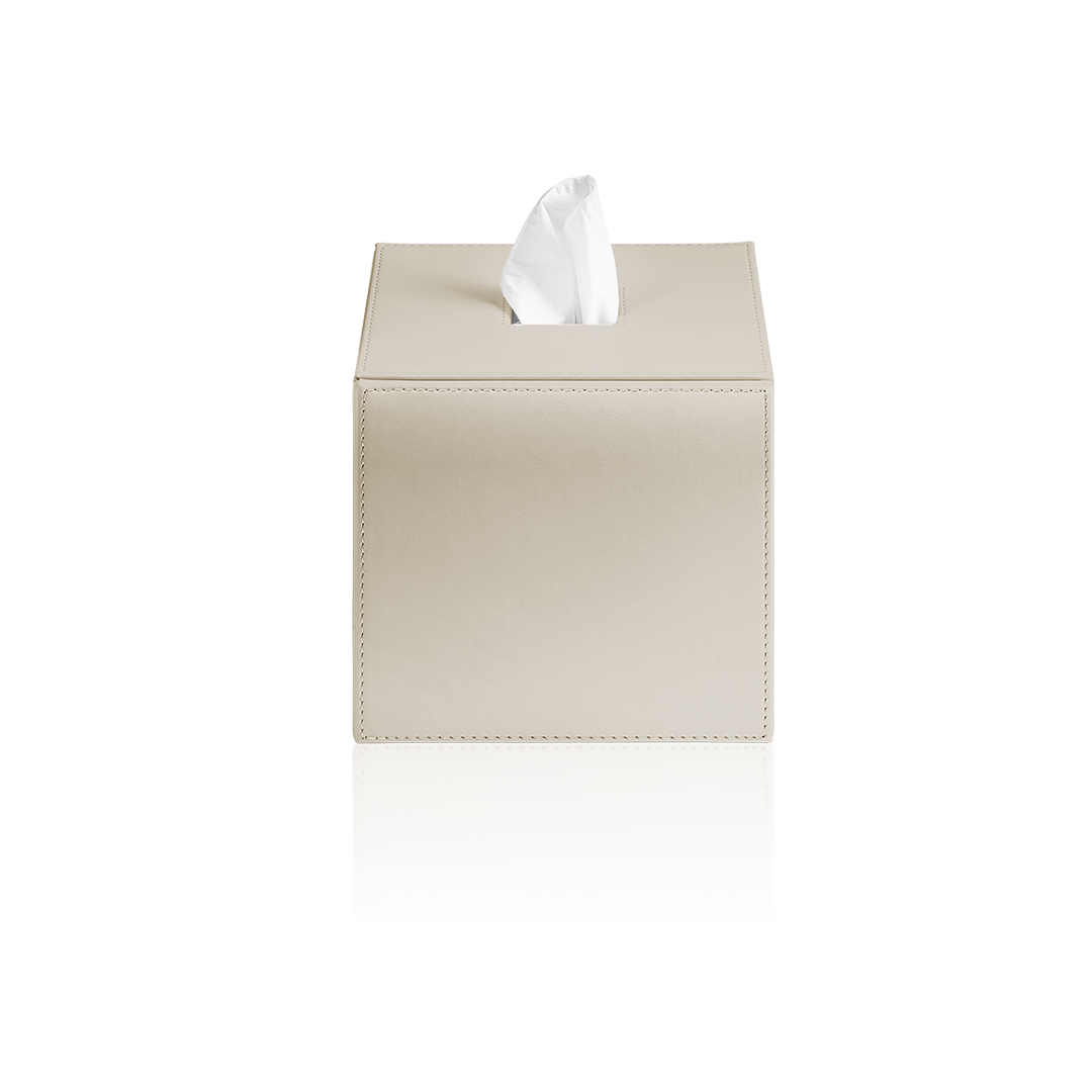BROWNIE KB 41    Tissue box square Artificial leather Sand