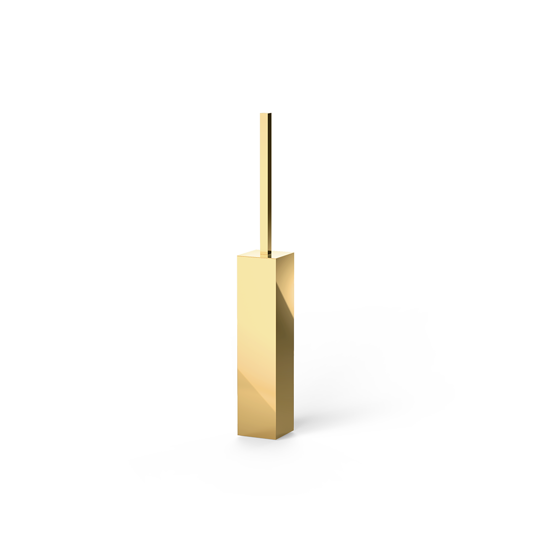CO SBG     CORNER Toilet brush set - Gold 24 Carat