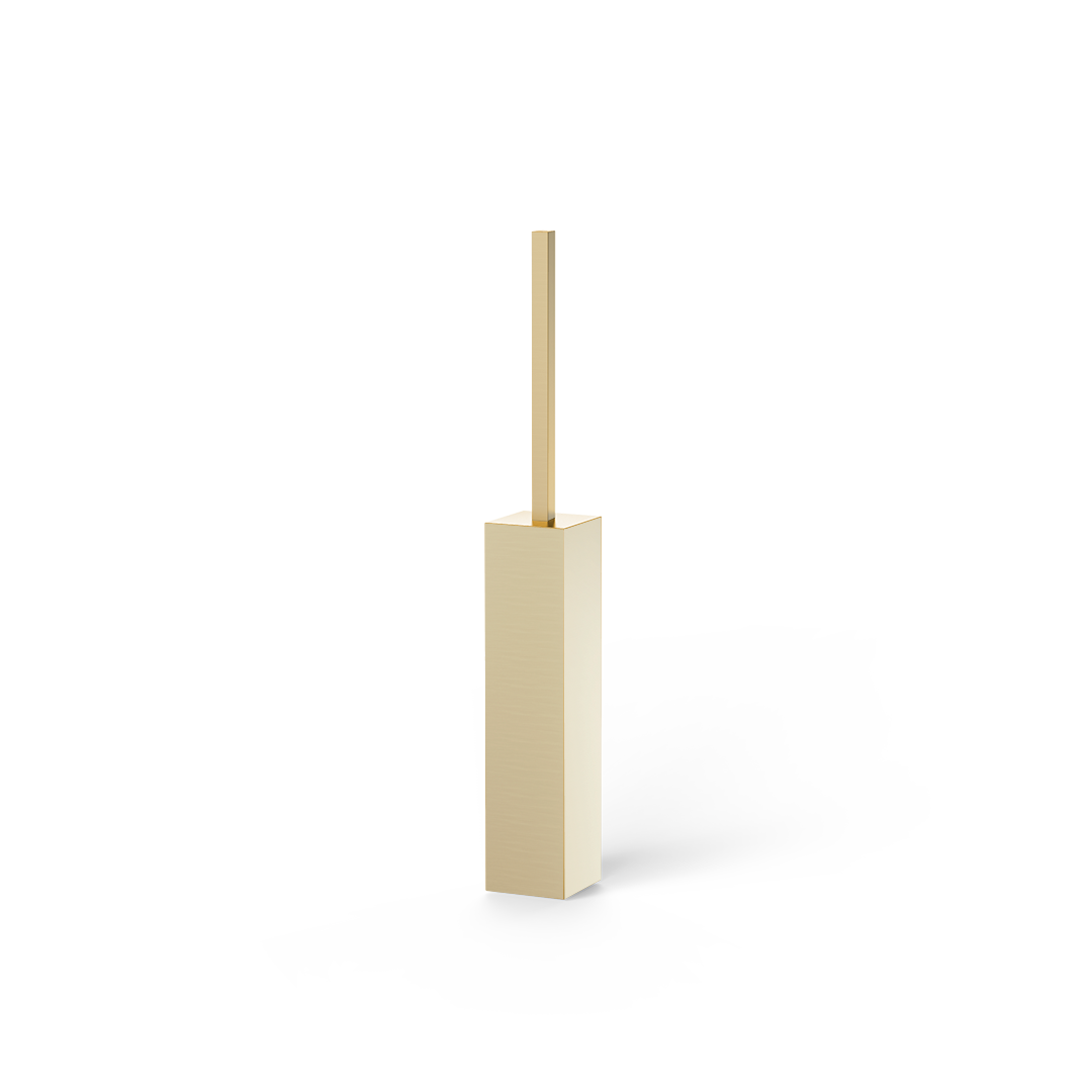 CO SBG     CORNER Toilet brush set - Gold matt 24 Carat