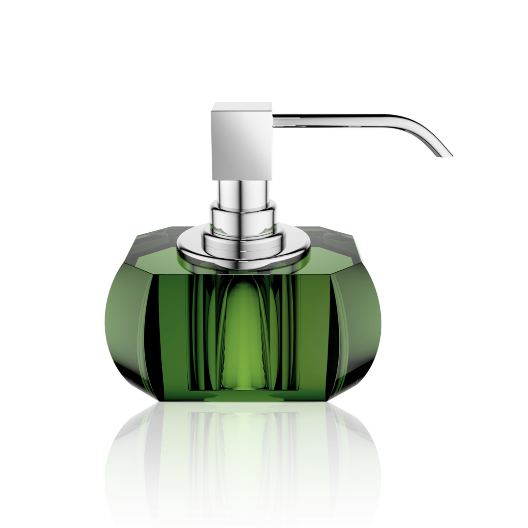 KR SSP      KRISTALL Soap dispenser - English green / Chrome