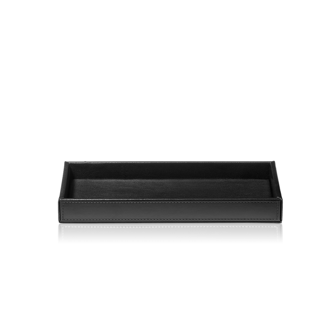 BROWNIE TAB M  Tray medium Artificial leather black