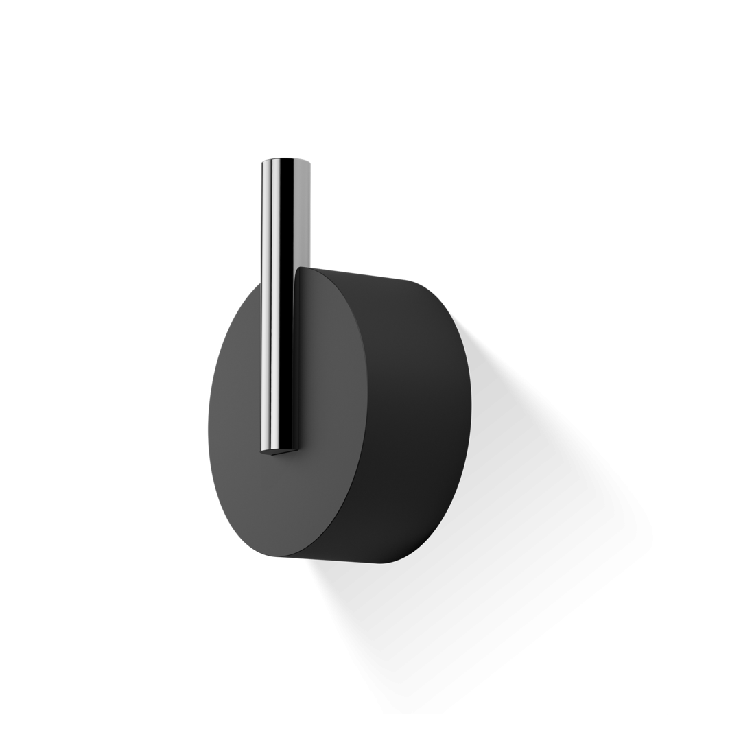 STONE WHK   Hook small - black matt / chrome
