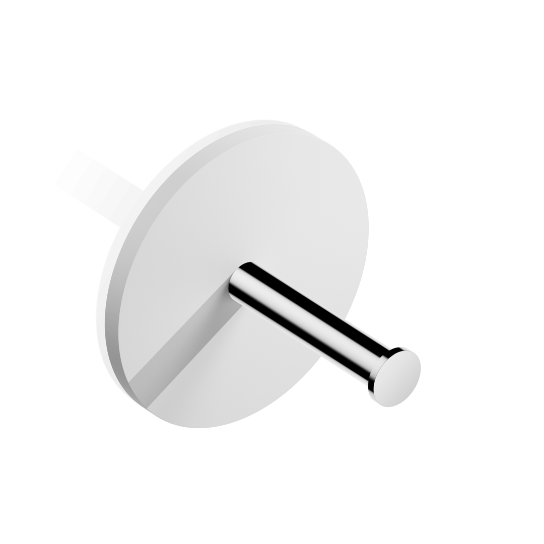 STONE TPH1   Toilet paper holder - white matt / chrome