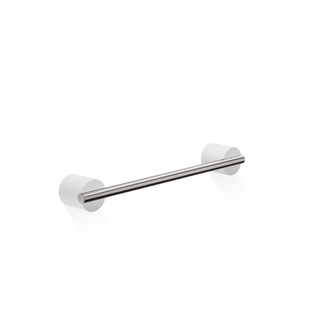 STONE HTE30   Towel rail - white matt / stainless steel matt