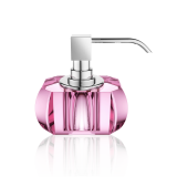KR SSP      KRISTALL Soap dispenser - Pink / Chrome