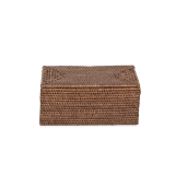 BASKET UTBMD   Multi-purpose box with cover - Rattan dark