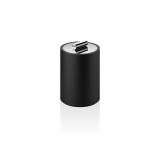 STONE DMD S  Multi-purpose box with lid small Black matt / chrome