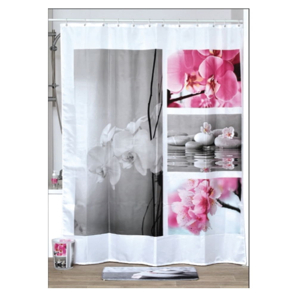 Κουρτίνα μπάνιου polyester 180x200 cm