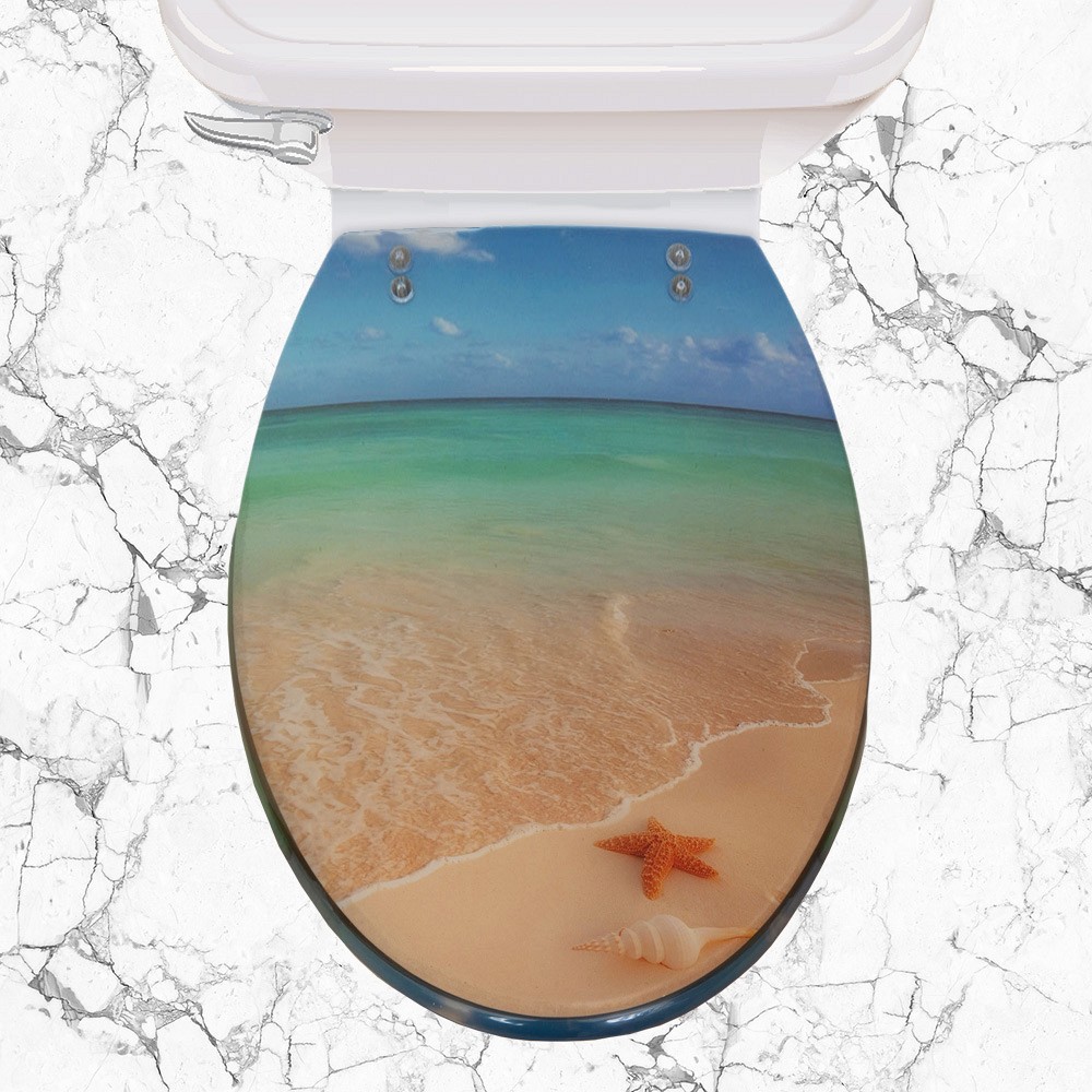 ΚΑΠΑΚΙ WC STARFISH SAND 36(φ)x43(μ)