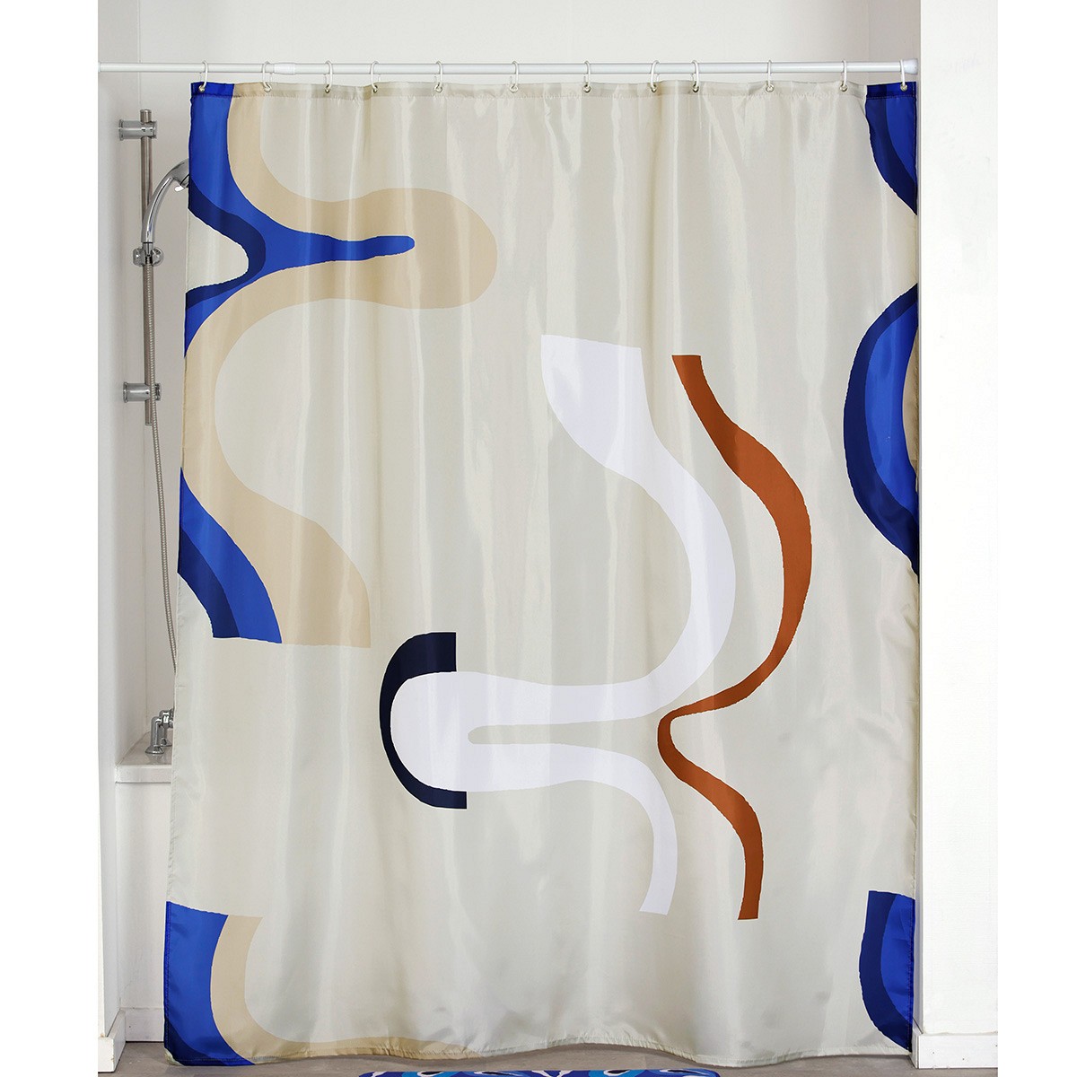 Κουρτίνα μπάνιου polyester 180×200 cm Eurocasa