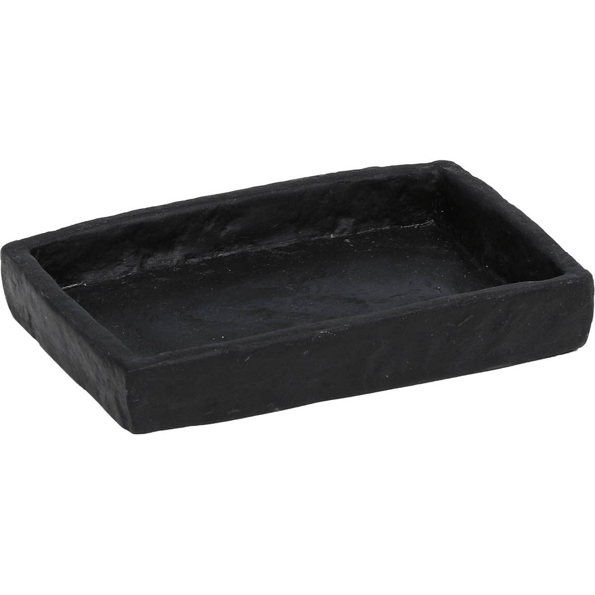 Σαπουνοθήκη polyresin μαύρη.