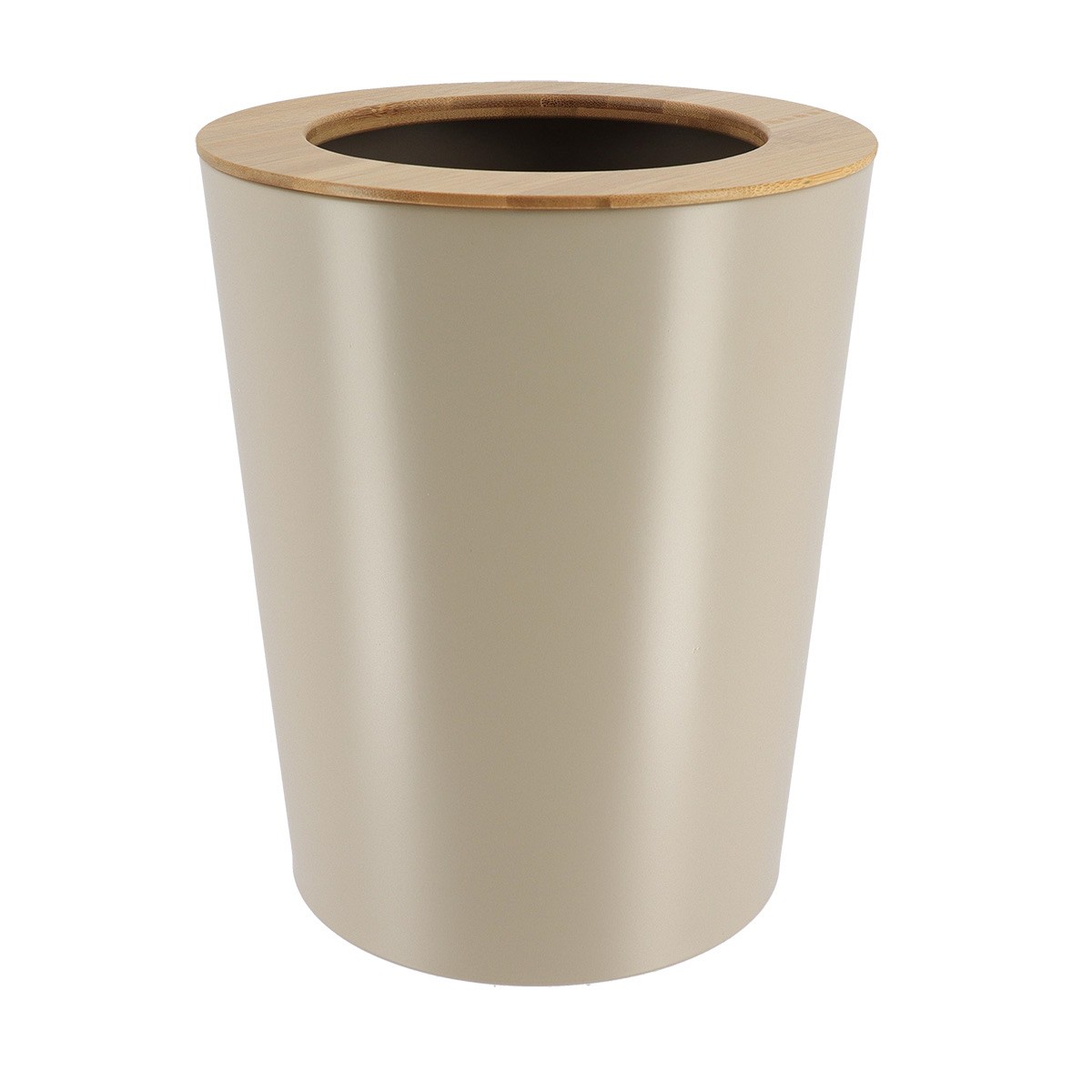 Κάδος μεταλλικός 5 λίτρα με bamboo