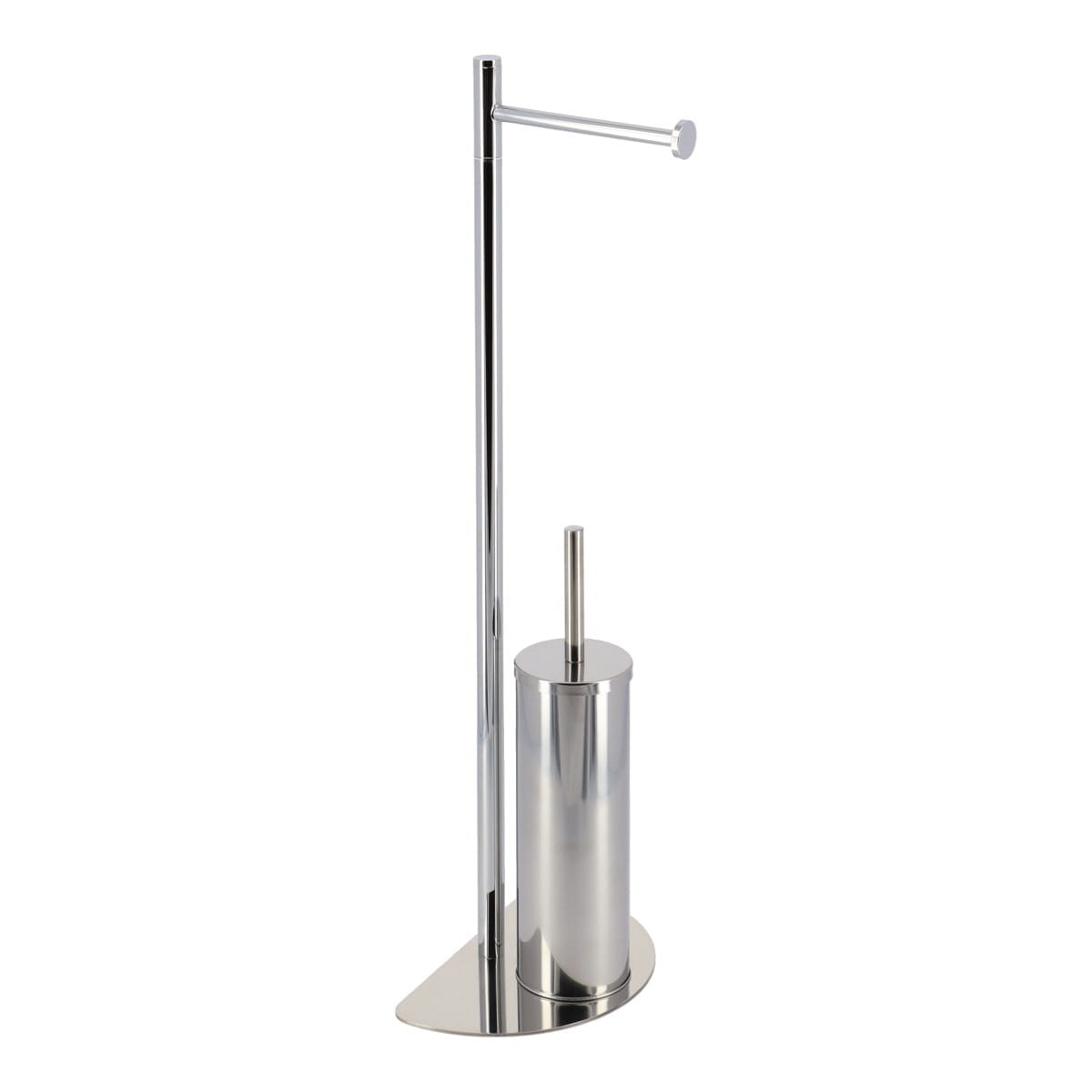 Βάση με πιγκάλ και θέση για χαρτί υγείας ανοξείδωτη .