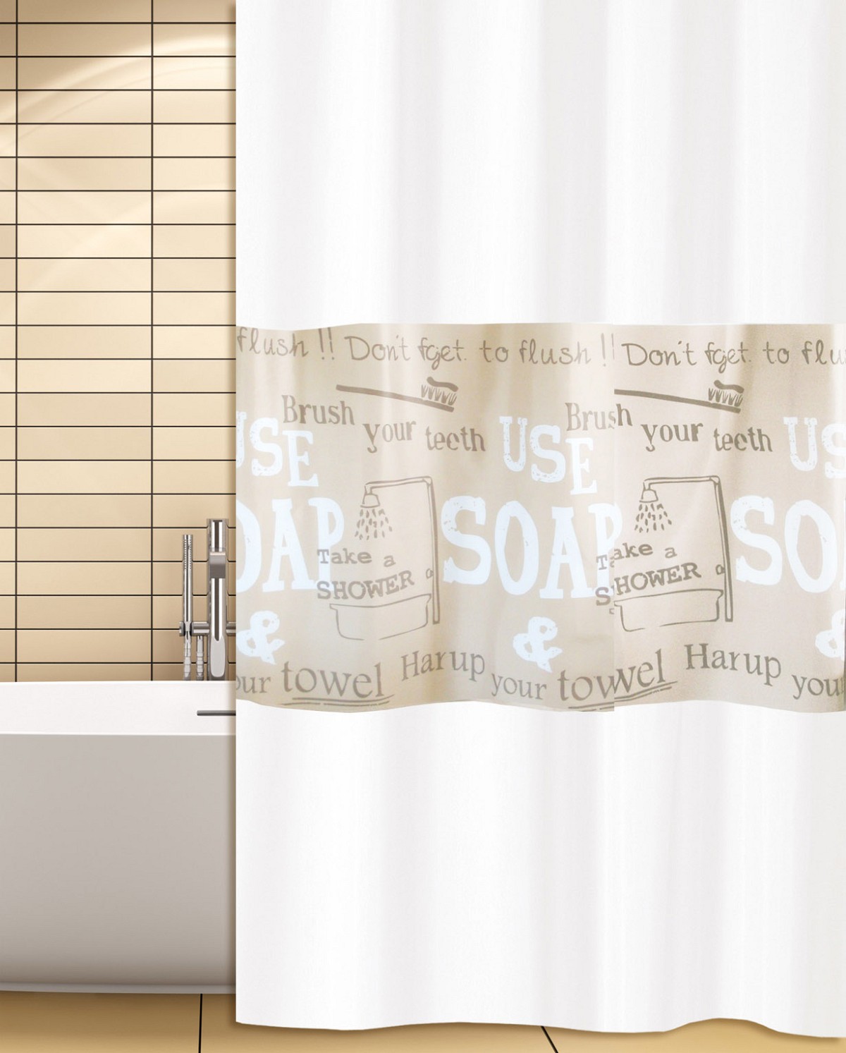 ΚΟΥΡΤΙΝΑ ΜΠΑΝΙΟΥ SOAP 180(Μ)X180(Υ)
