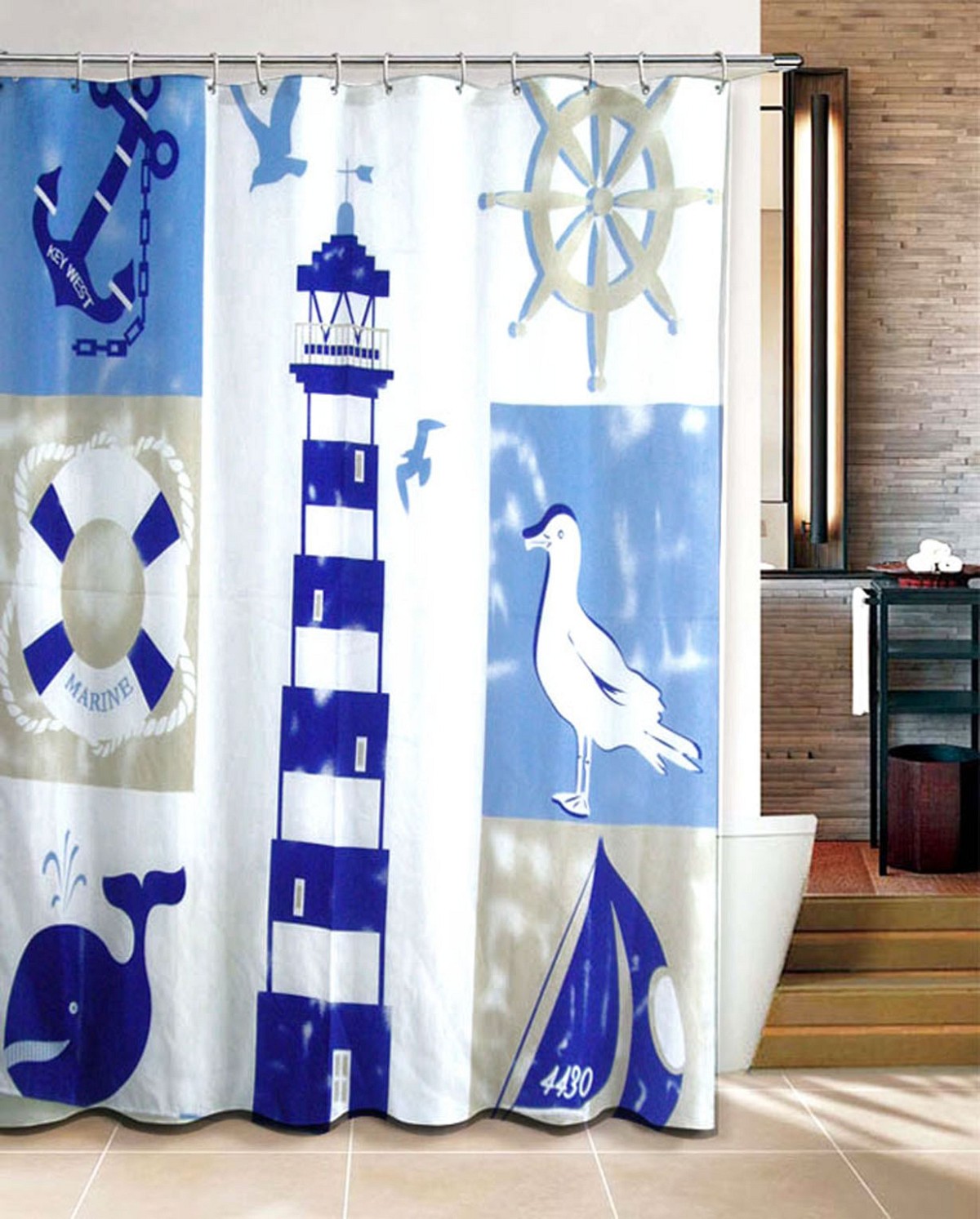 ΚΟΥΡΤΙΝΑ ΜΠΑΝΙΟΥ CB1067 180(Μ)X180(Υ)