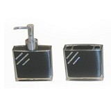 Σετ dispenser και ποτηροθήκη με στρασάκι