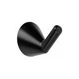 Roline 421 Κρεμάστρα από Ζάμακ Μαύρη Ματ Φ50mm