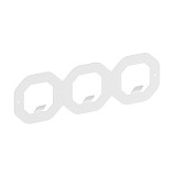 Roline 426 Κρεμάστρα από Χάλυβα Λευκή 300x100mm