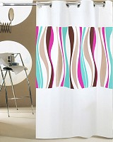 ΚΟΥΡΤΙΝΑ ΜΠΑΝΙΟΥ WAVES HOOKLESS 180(Μ)X180(Υ)