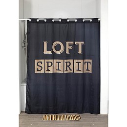 Κουρτίνα μπάνιου polyester 180x200 cm με κρίκους