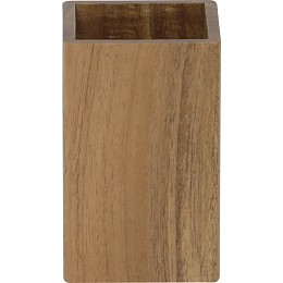 Ράφι bamboo με δερμάτινο άγκιστρο