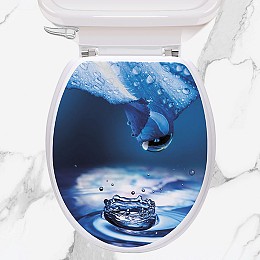 ΚΑΠΑΚΙ WC DROPLETSPLASH 37(φ)x46(μ)