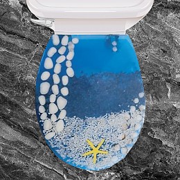 ΚΑΠΑΚΙ WC FALLING PEBBLES 43X36