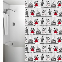 ΚΟΥΡΤΙΝΑ ΜΠΑΝΙΟΥ ΠΛΑΣΤΙΚΗ PEVA ChildrensPlay 180(Μ)x180(Υ)