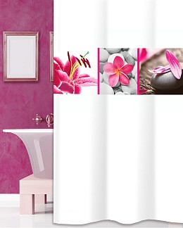 ΚΟΥΡΤΙΝΑ ΜΠΑΝΙΟΥ LILIUM 180(Μ)X180(Υ)