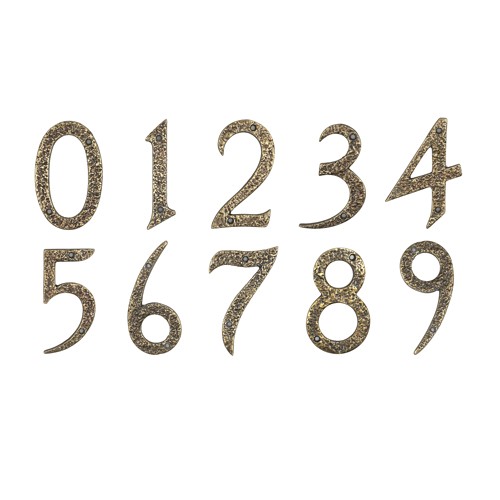 Roline 461 Πινακίδες με Αριθμό Σετ από Αλουμίνιο Αντικέ 100mm