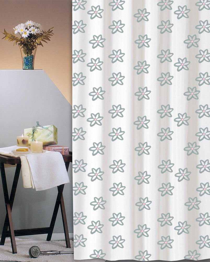 ΚΟΥΡΤΙΝΑ ΜΠΑΝΙΟΥ ΠΛΑΣΤΙΚΗ RS-3102 ΓΚΡΙ 180(Μ)X200(Υ)