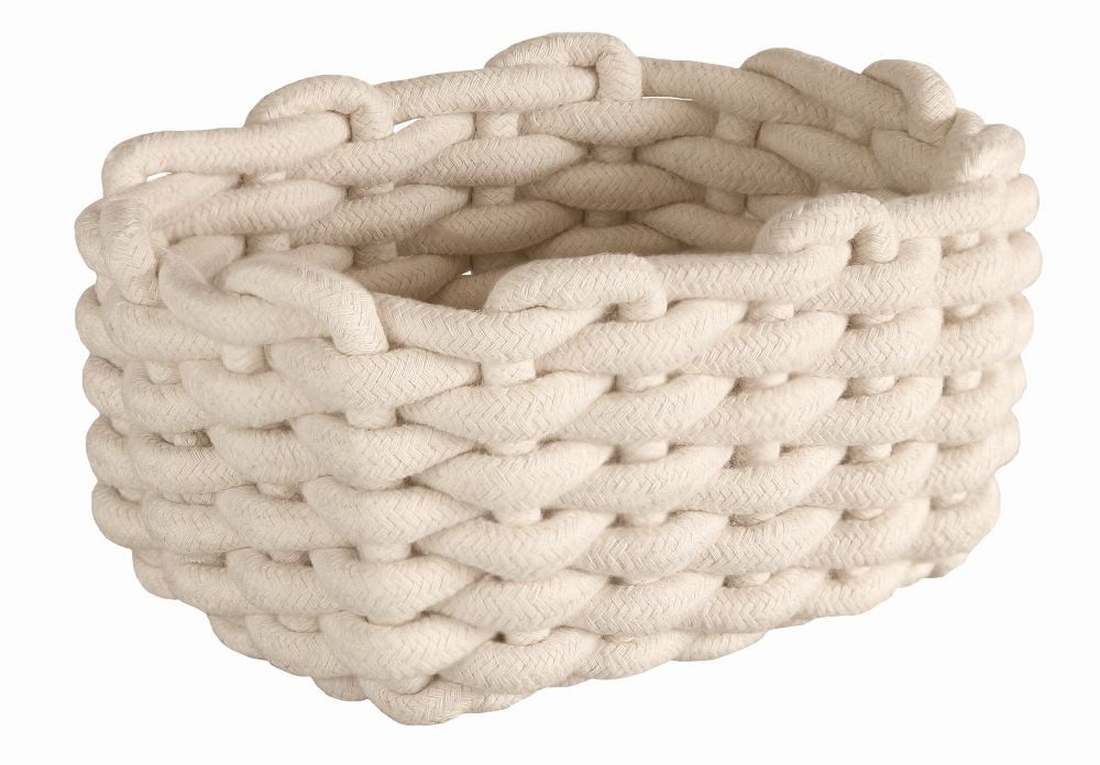 Καλάθι Αποθήκευσης Fellone Από Polyester Βαμβάκι & Βισκόζη 14x11x19 εκ