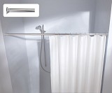 Βραχίονας Μπάνιου Spring Rod Με Ραβδωτή Επιφάνεια (Φ21mm) 75-125 εκ