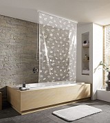 Κουρτίνα Μπάνιου Ρολό Ντους SnowWhite  132x240 εκ