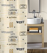 Κουρτίνα Μπάνιου Country  180x200 εκ