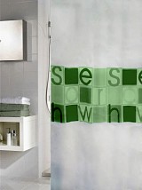 Κουρτίνα Μπάνιου Υφασμάτινη Shower  180x200 εκ