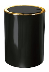 Πλαστικός Κάδος Απορριμμάτων Golden Clap (5 λίτρα) 19x24,5 εκ