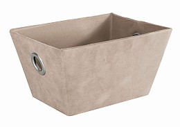 Καλάθι Αποθήκευσης Suede Από Polyester  27x15x20 εκ