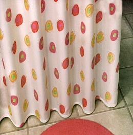Κουρτίνα Μπάνιου Υφασμάτινη Dotty  180x200 εκ
