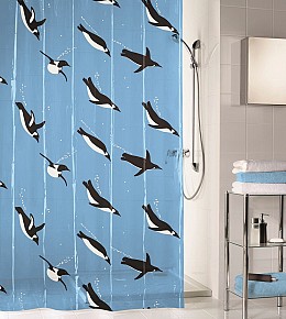 Κουρτίνα Μπάνιου Penguin  180x200 εκ