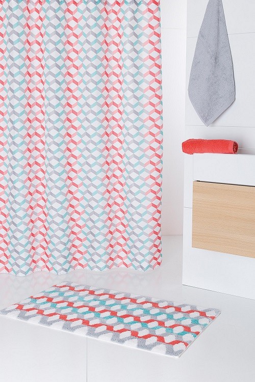 Κουρτίνα Μπάνιου Water  180x200 εκ