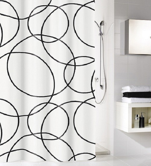 Κουρτίνα Μπάνιου Rings  180x200 εκ