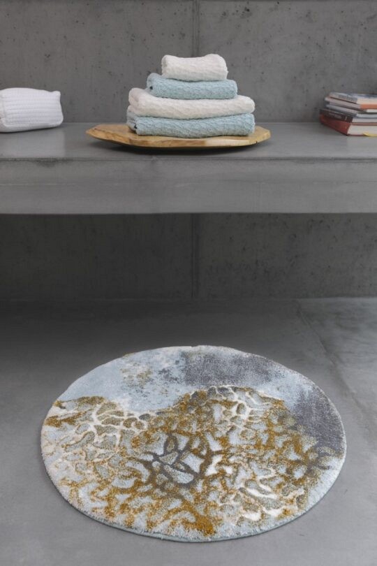 Χαλάκι Μπάνιου Abyss & Habidecor Dune Στρογγυλό 85 εκ