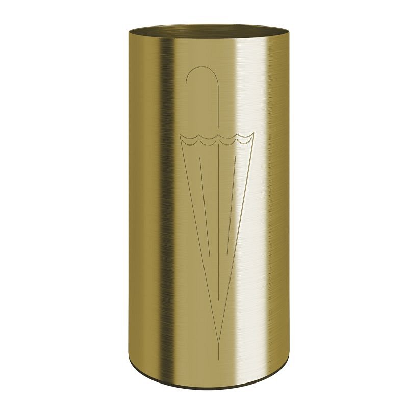 Ομπρελοθήκη - Brushed Gold, Pam & Co, Ø25 x H50 (cm), 28-023