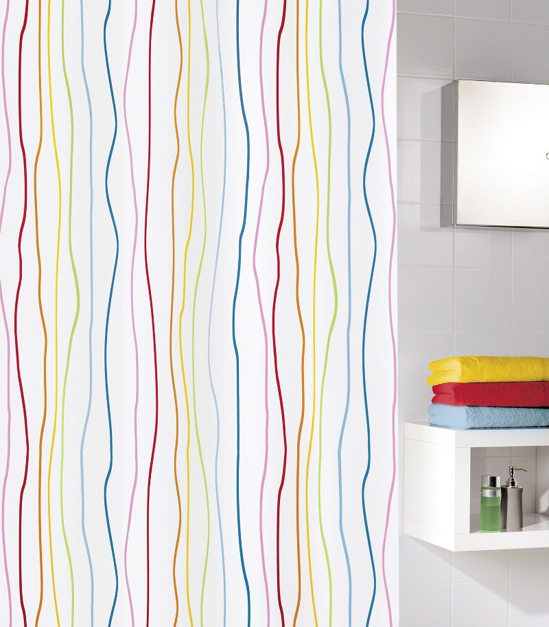 Κουρτίνα Μπάνιου Jolie Με Κρίκους 180x200 εκ